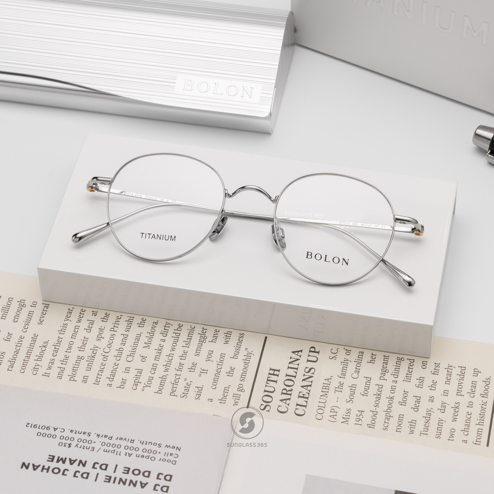 แว่นสายตา BOLON รุ่น BT1610 B90 Silver