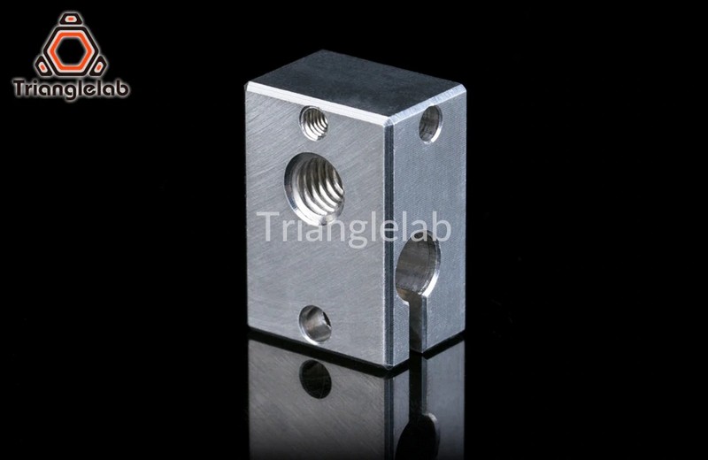 TRIANGLELAB All Metal v6 HeatSink heater block heat break V6 NOZZLE for E3D HOTEND