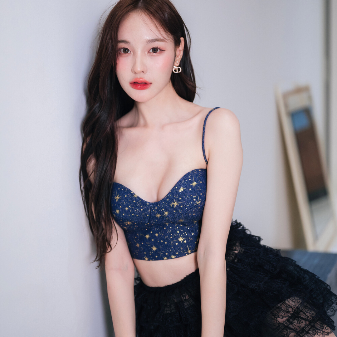 Lism S-055 Starry Muse Top เสื้อครอปสายเดี่ยว