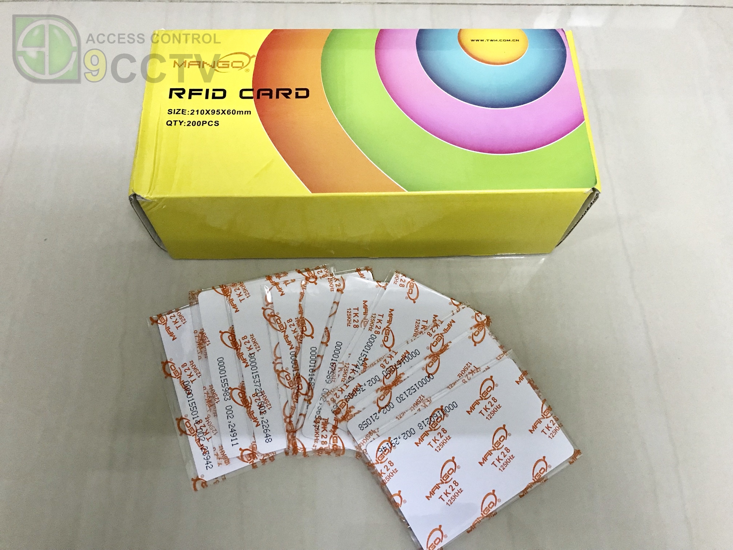 บัตร Proximity Card 0.8 mm 125 k ยี่ห้อ MANGO