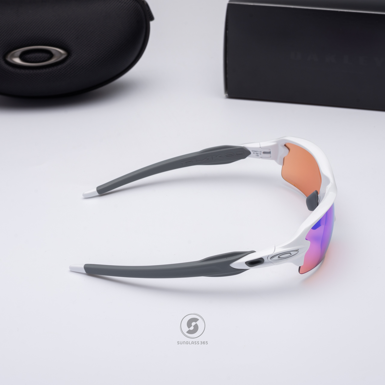 Oakley OO9271-10 Flak 2.0 (A) Polished White Prizm Golf