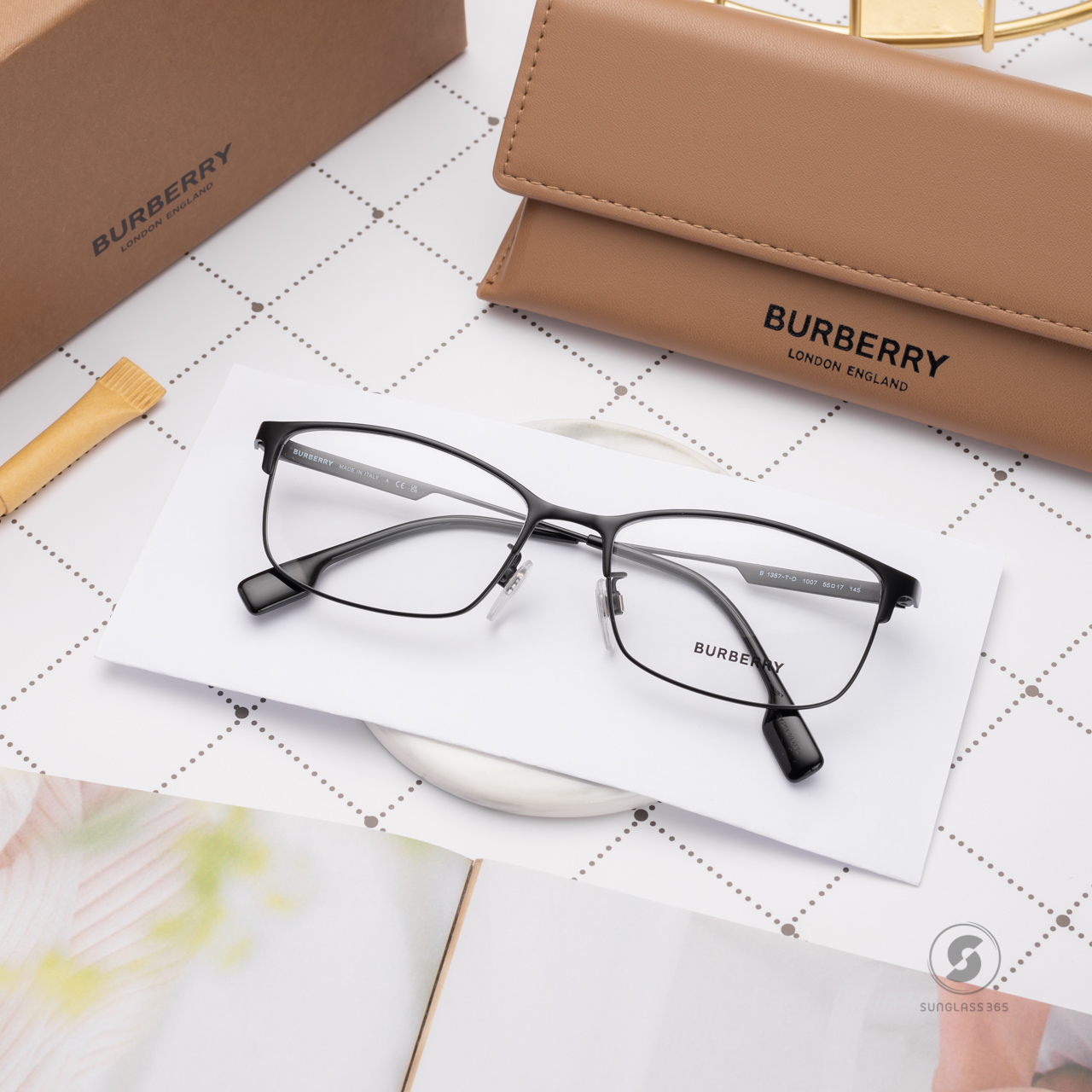 BURBERRY BE1357TD 1007 Black