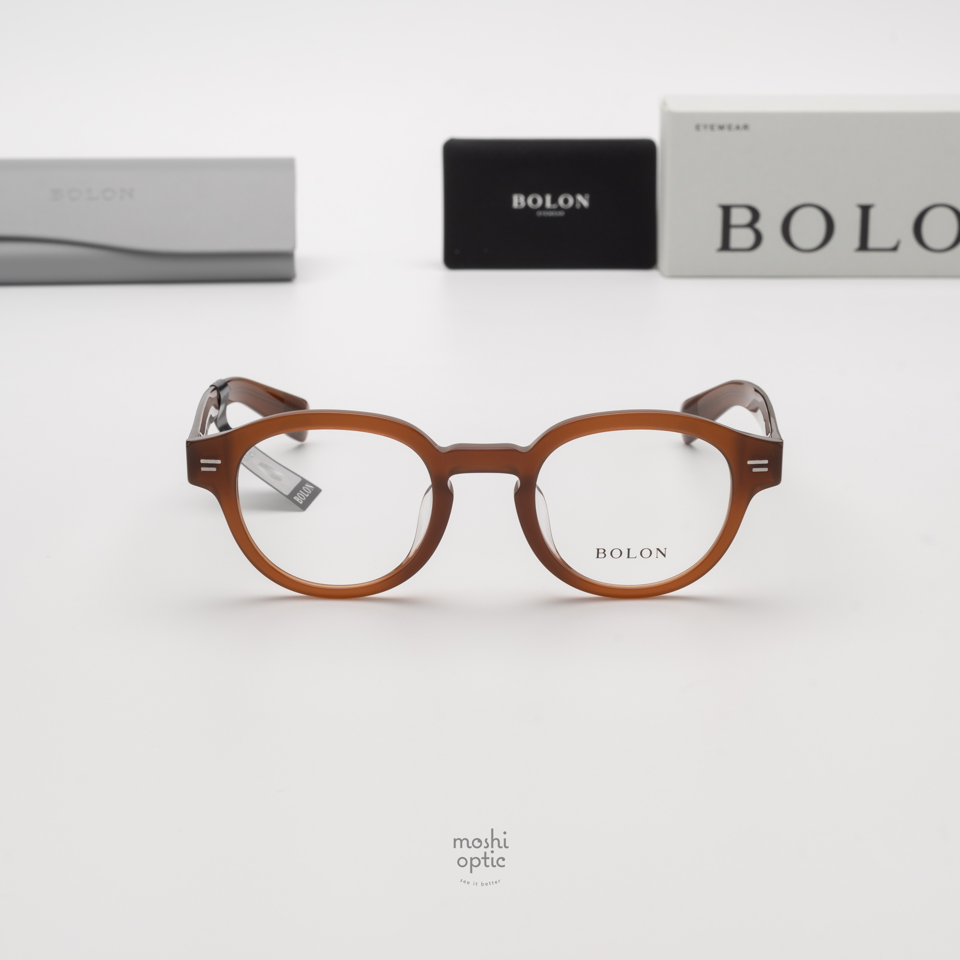 แว่นสายตา BOLON รุ่น KYOBASHI BJ3200 B21 Translucent Caramel