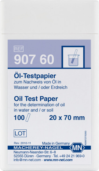 Oil test paper 90760 กระดาษทดสอบคุณภาพน้ำมัน
