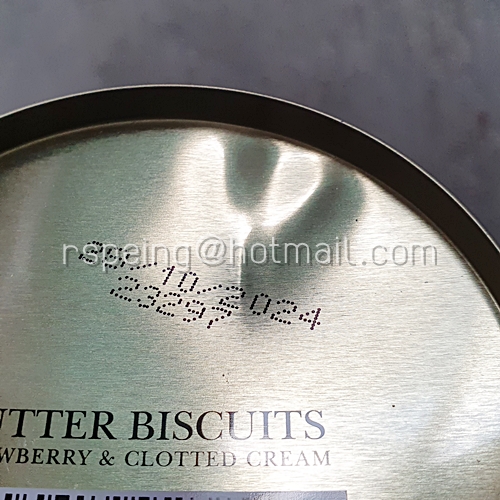 กระป๋องขนมบิสกิต Harrods Butter Biscuits