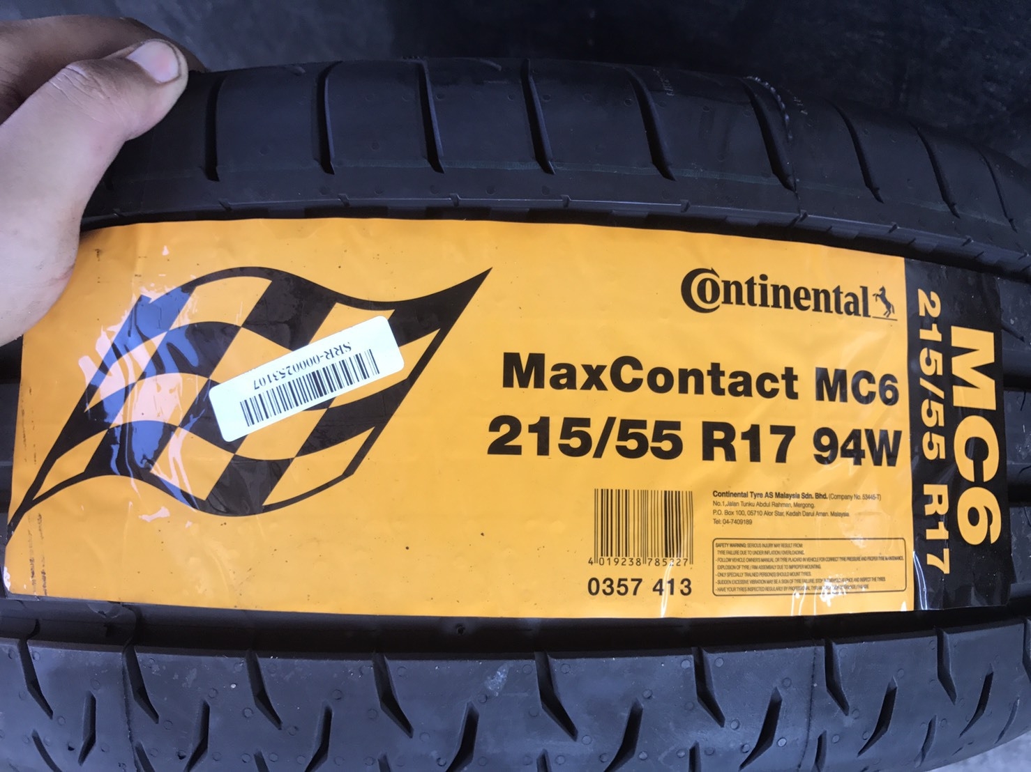 CONTINENTAL CONTACT MC6 215-55-17 ซื้อ2 แถม 2