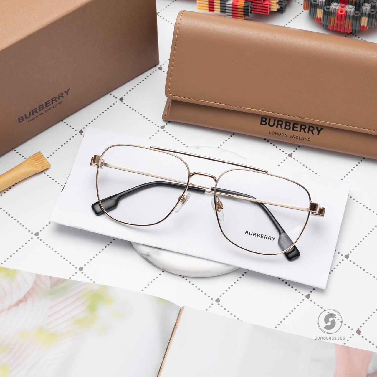 BURBERRY BE1377 1109 Michael Light Gold
