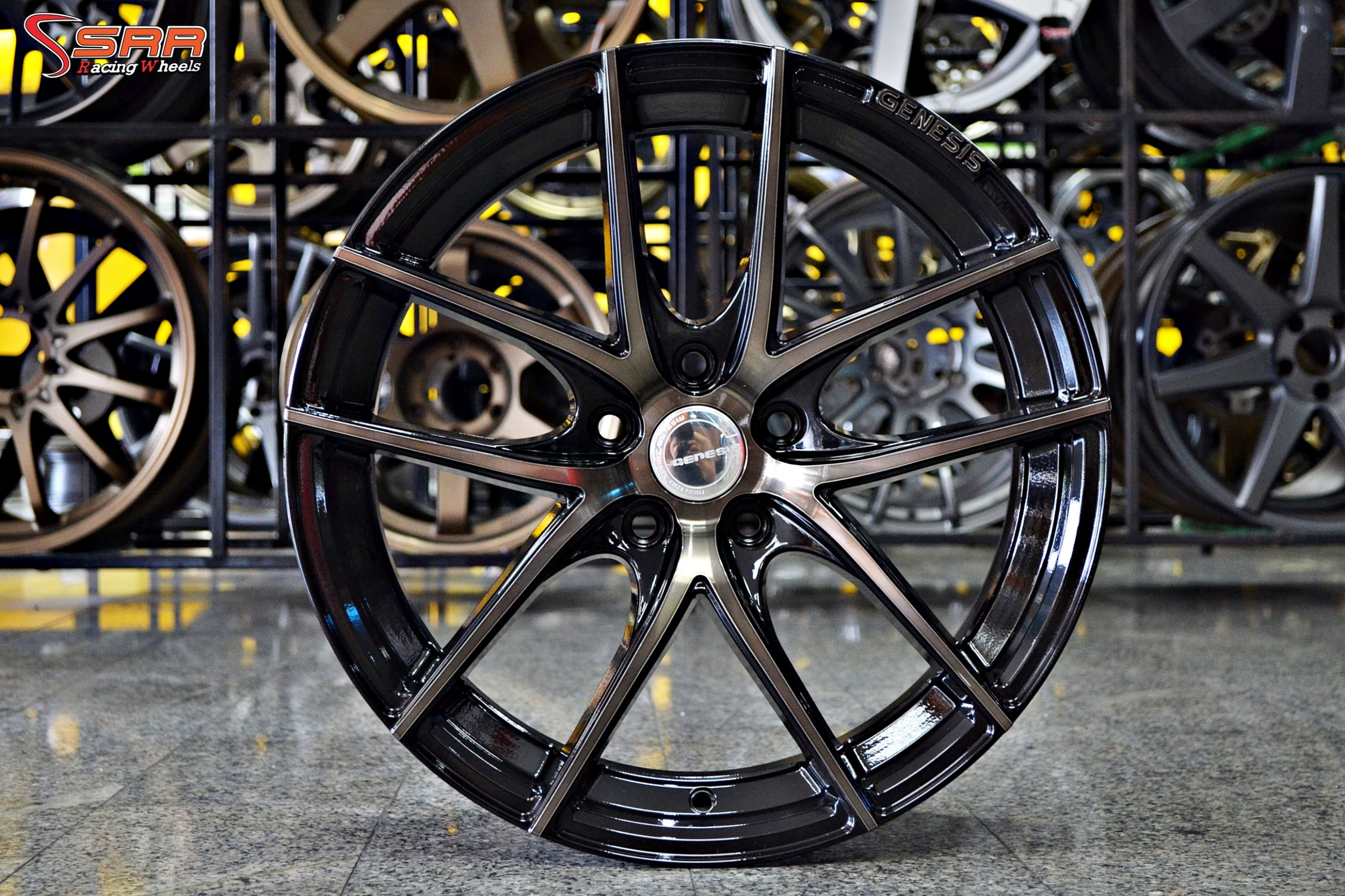 ล้อแม็กซ์ใหม่ GS806 ขอบ18 กว้าง8.5 offset+38 PCD5x112