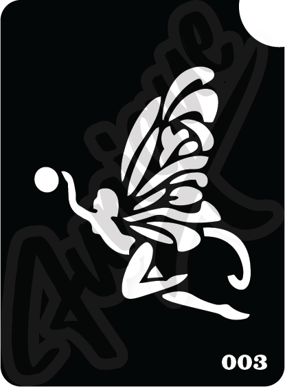 SET 5 Stencil บล็อกสติกเกอร์ รอยสักกากเพชร เพ้นท์กากเพชร กลิตเตอร์ Funique สติ๊กเกอร์ แบบลาย DIY งานประดิษฐ์