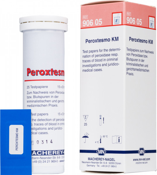 Peroxtesmo KM 90605 กระดาษทดสอบรอยเลือด (เปอร์ออกซิเดส)