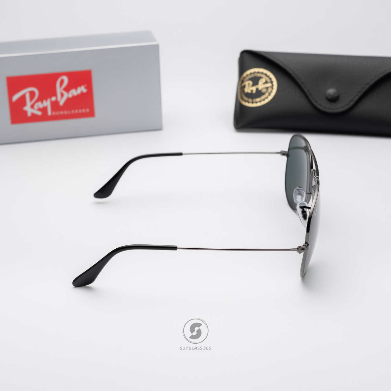 Ray Ban RB3025 004/58 Aviator Polarized Gunmetal