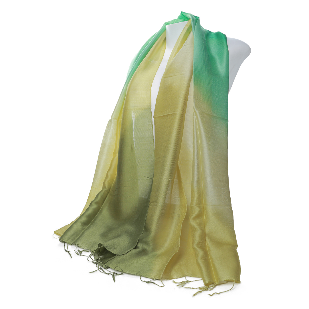 ผ้าพันคอ ผ้าคลุมไหล่ไหมแท้ทอมือ ของขวัญ ของฝากสำหรับคนที่คุณรัก