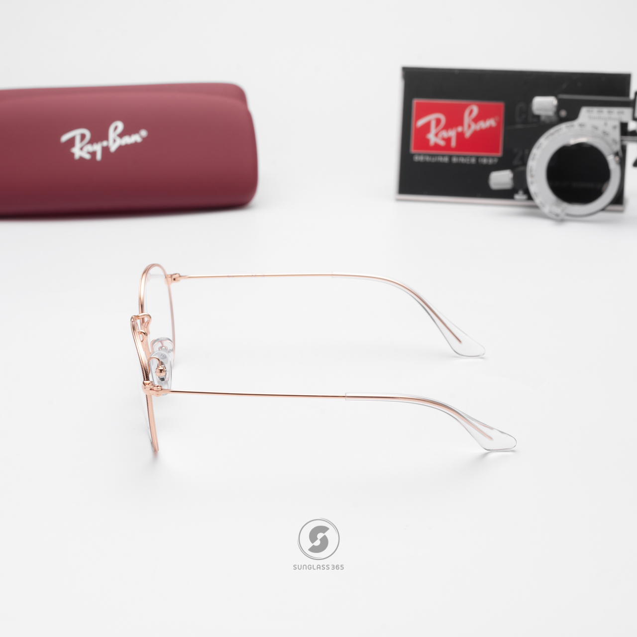 Ray-Ban Junior Rob RY9572V 4087 Brown on Rose Gold