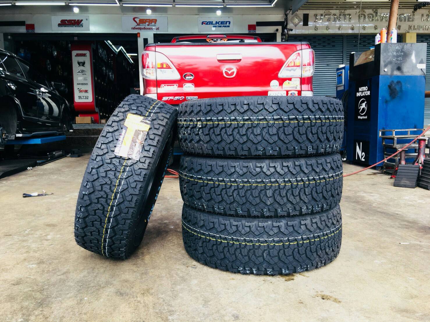 MONSTER AT-1 265/70R17 ยาง AT ขอบขาว