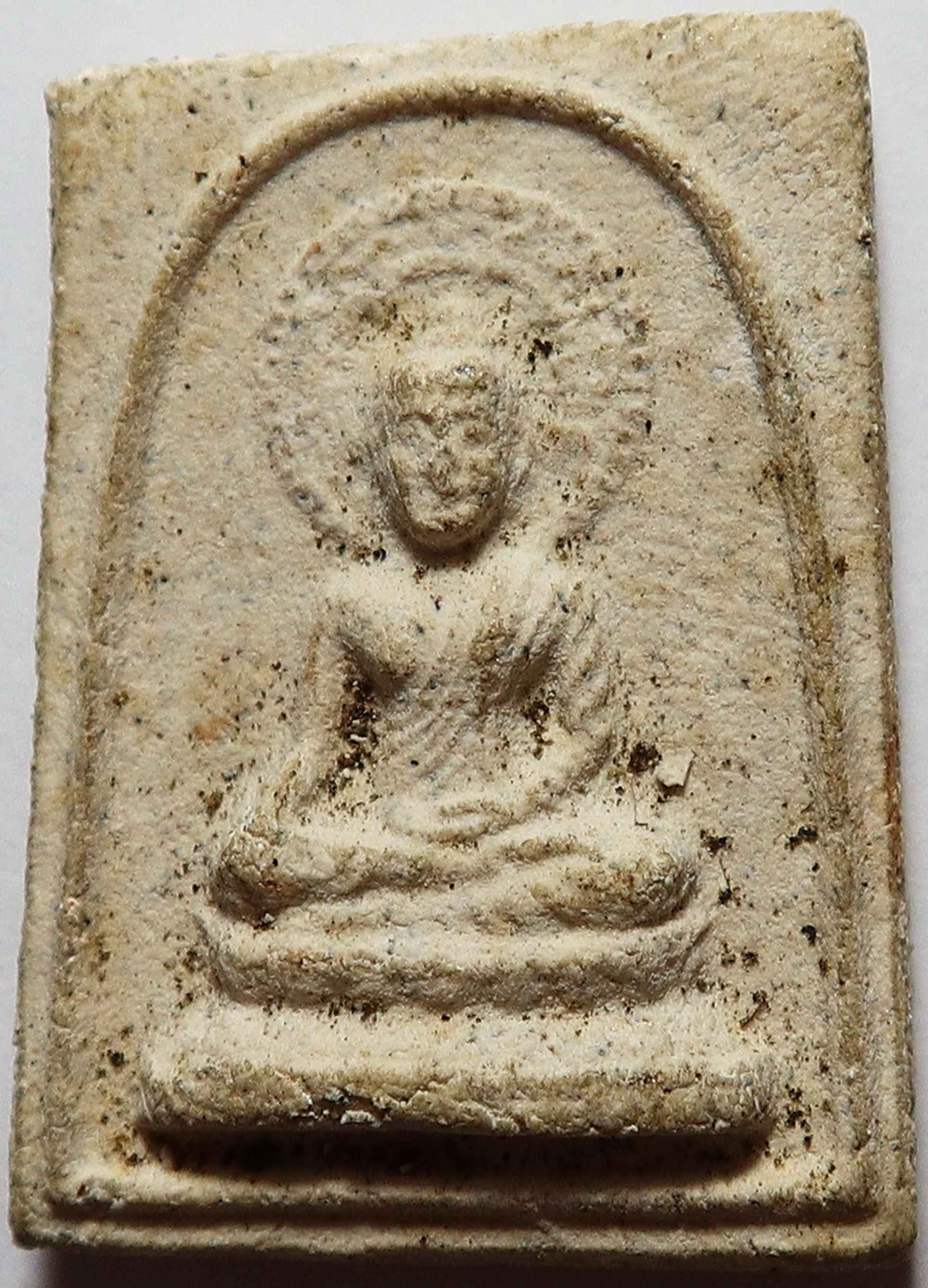 807 (1) พระสมเด็จ เจ้าคุณนรฯ ออก วัดศีลขันธาราม (วัดศีลขันธ์) จ.อ่างทอง ปี 2513 เนื้อผงพุทธคุณ พิมพ์นี้ หายากมาก