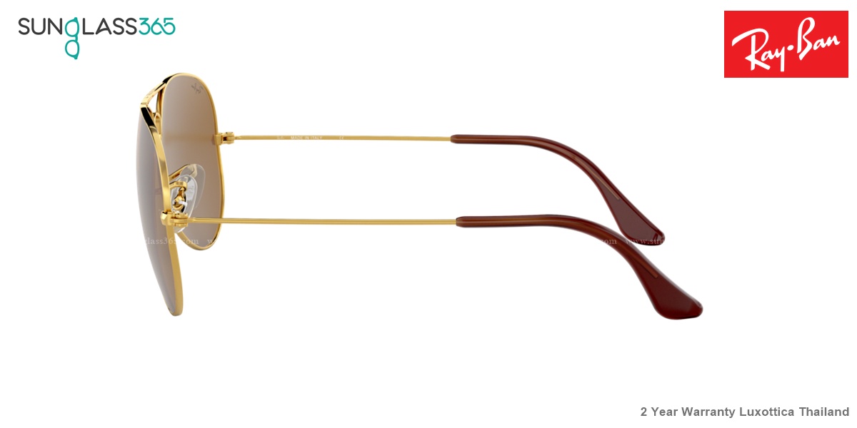 Ray Ban RB 3025 001/33 Aviator Gold Brown