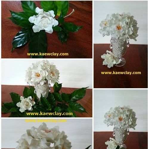 พิมพ์อลูมิเนียมตัดดอกพุดซ้อน+ใบ(Aluminum mold cutter Gardenia jasminoides.)