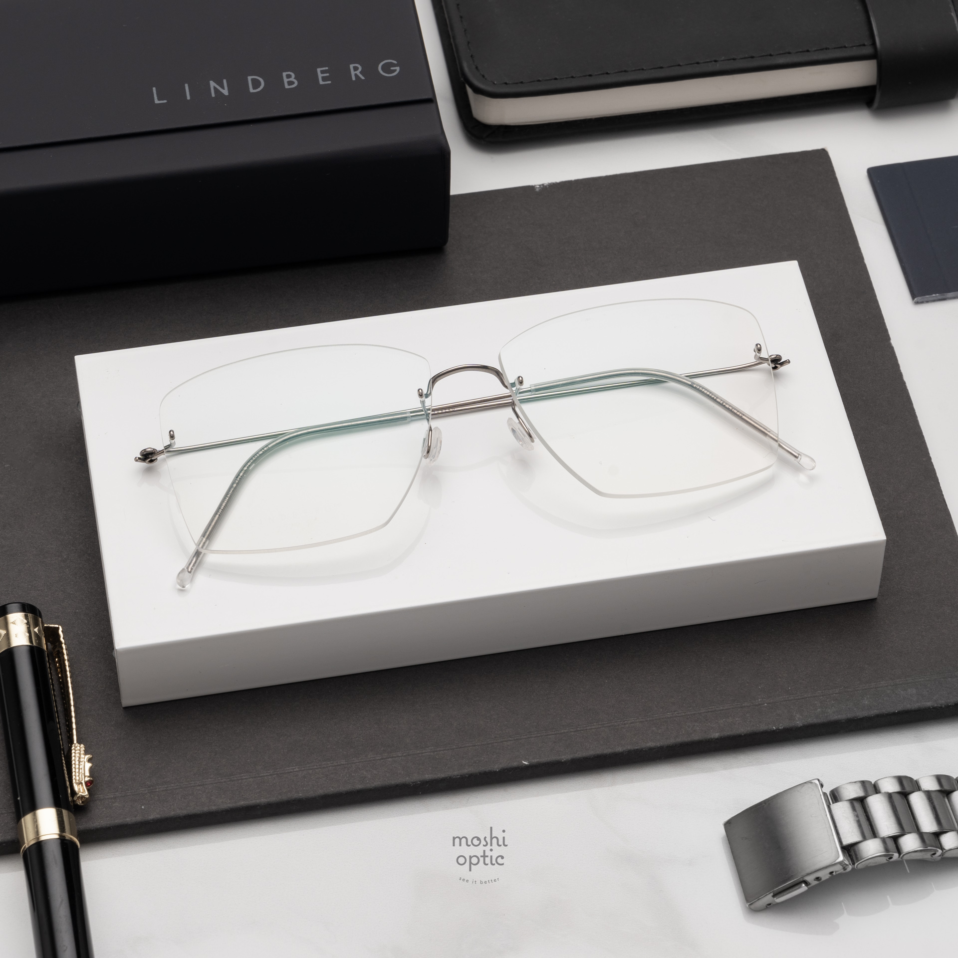 แว่นสายตา Lindberg Spirit Titanium 055 15E2B P10