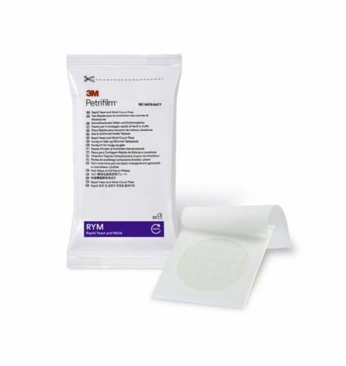 RYM แผ่นอาหารเลี้ยงเชื้อสำเร็จรูปแบบรวดเร็วสำหรับ Yeast and Mold 3M™ Petrifilm™