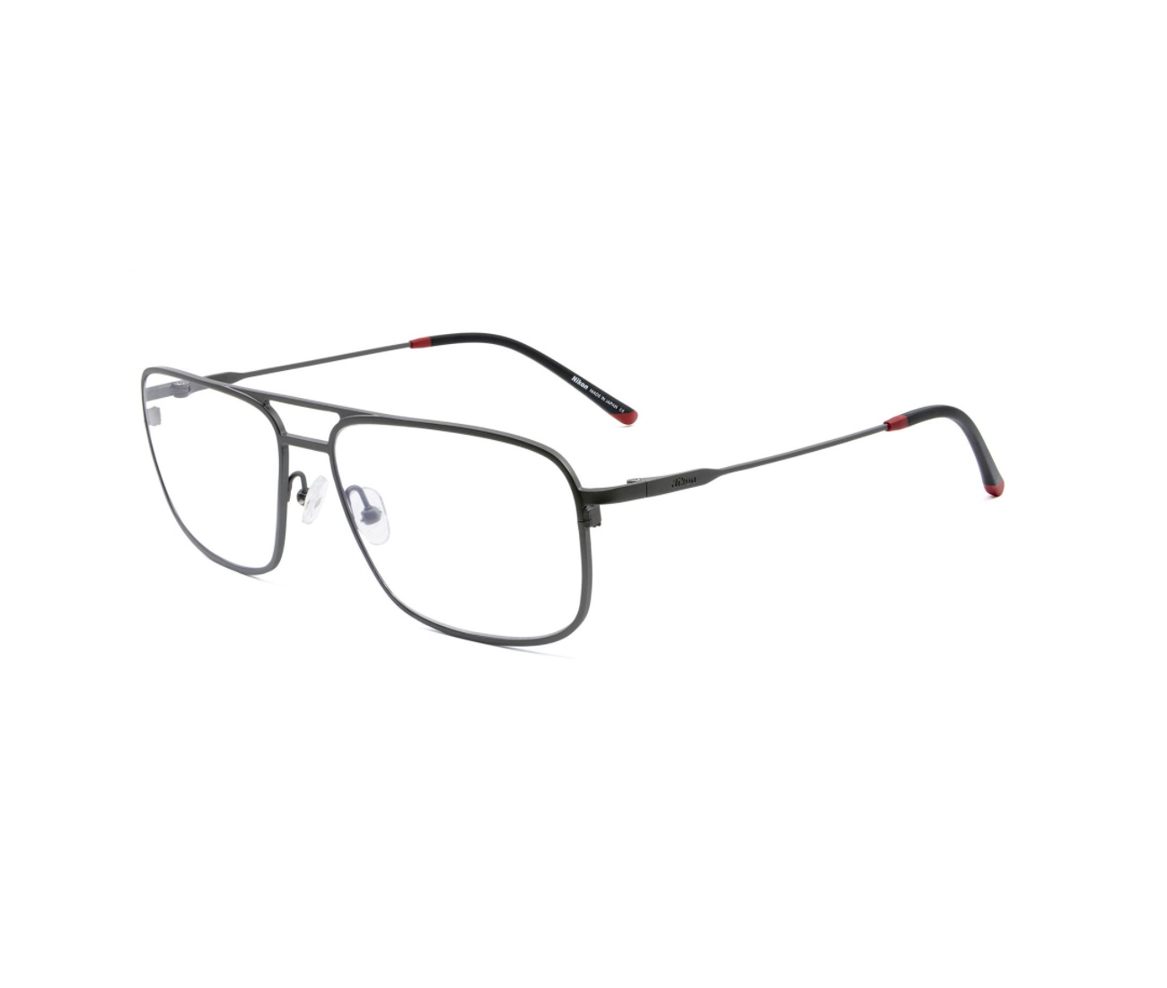 NIKON Frame NC1023 161 Red Color Touch Brushed Silver