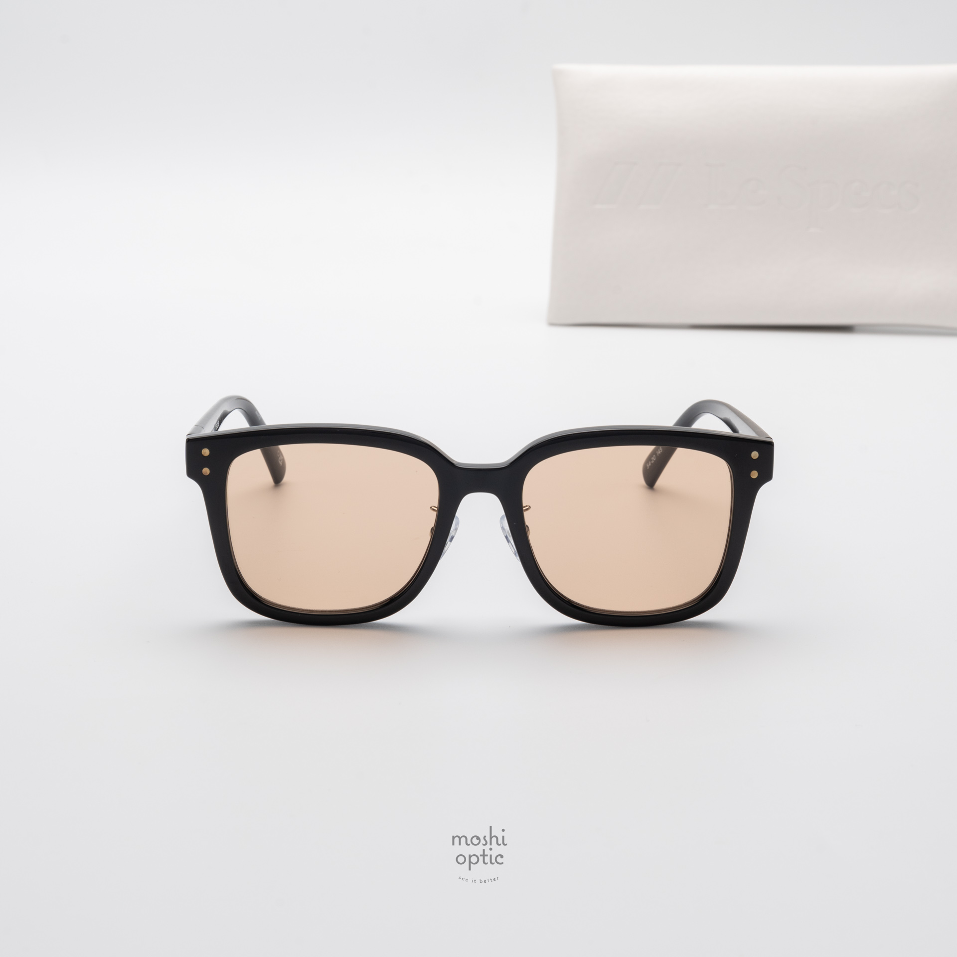 แว่นกันแดด Le Specs LWF2552269 LE DOMINO Black Latte Tint