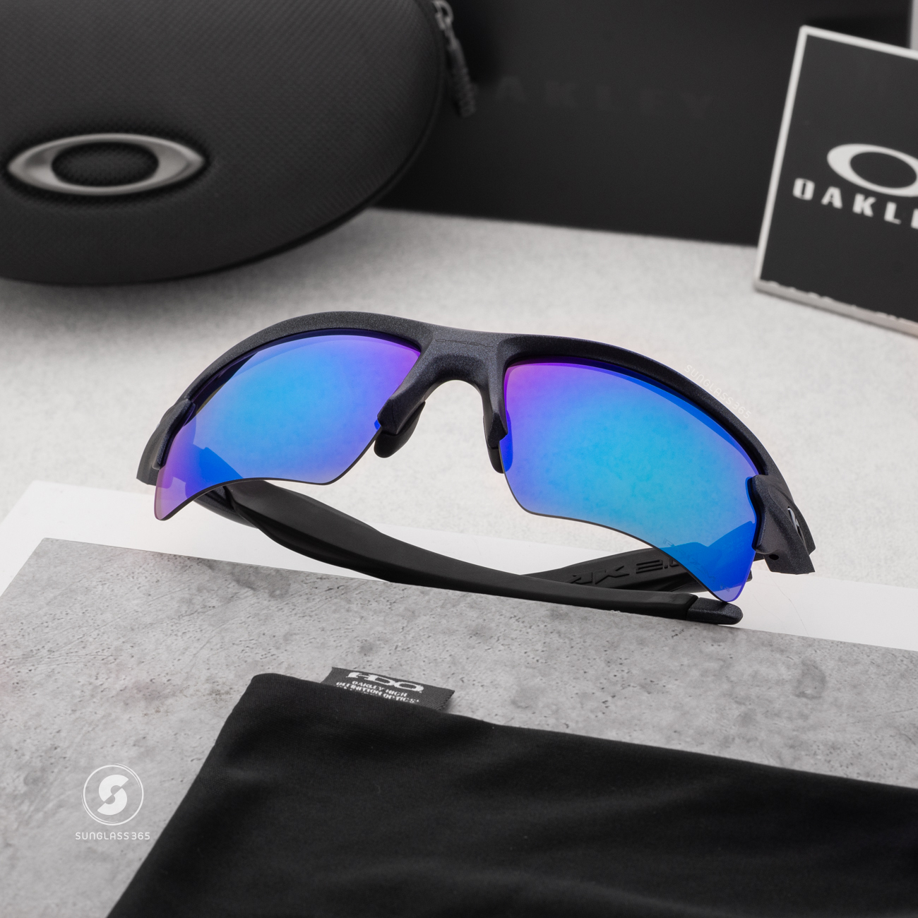 Oakley FLAK 2.0 XL OO9188-J3 Blue Steel Prizm Sapphire Polarized