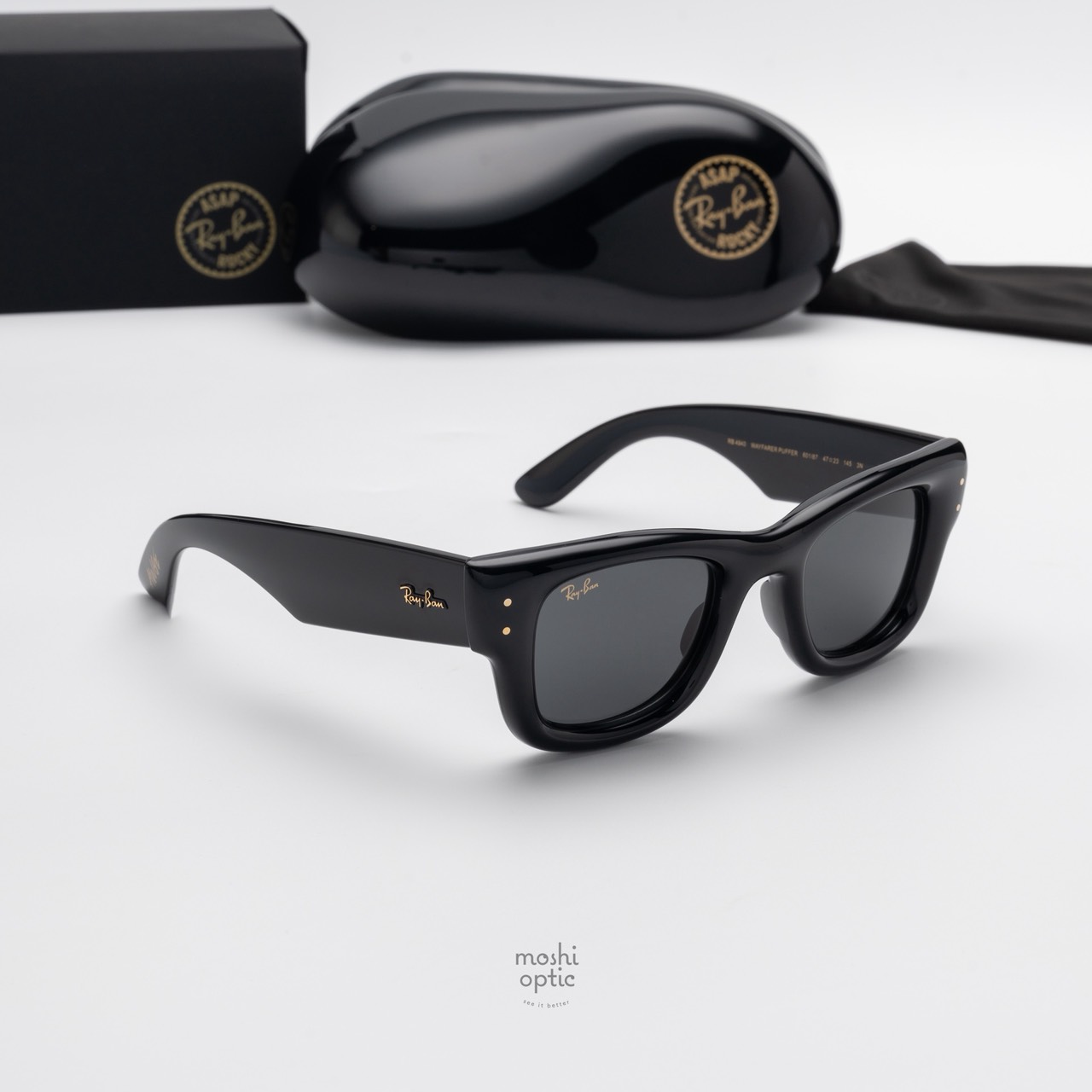 Ray Ban RB4940 Wayfarer Puffer 601/87 Ultra Black