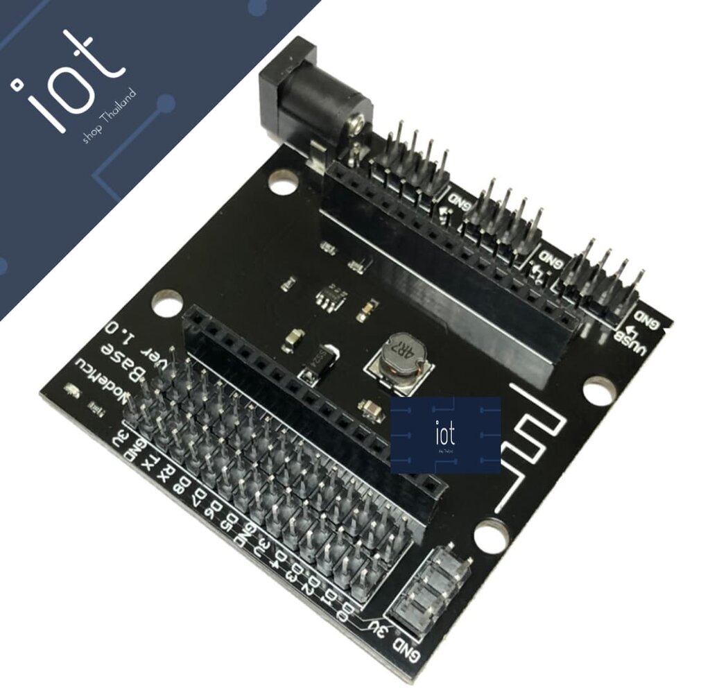NodeMCU Base Ver 1.0 for ESP8266 NodeMCU (ใช้คู่กับ NodeMCU V3)
