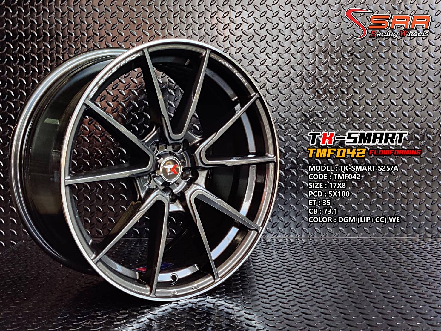 TMF042 17X8 5X100 35 73.1 DGM(LIP+CC) WER