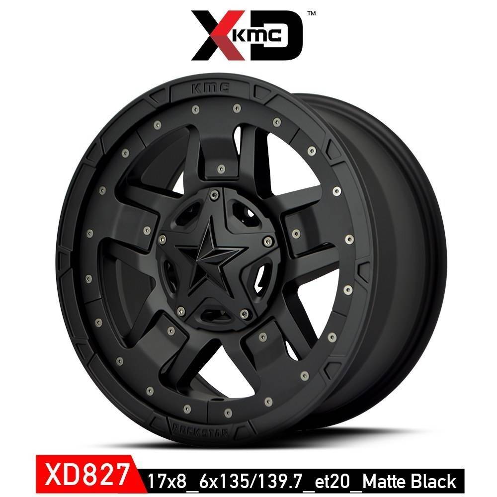 ล้อแม็ก USA. แท้ KMC XD827 17x8.0 135/139.7 ET+20 ราคาพิเศษ