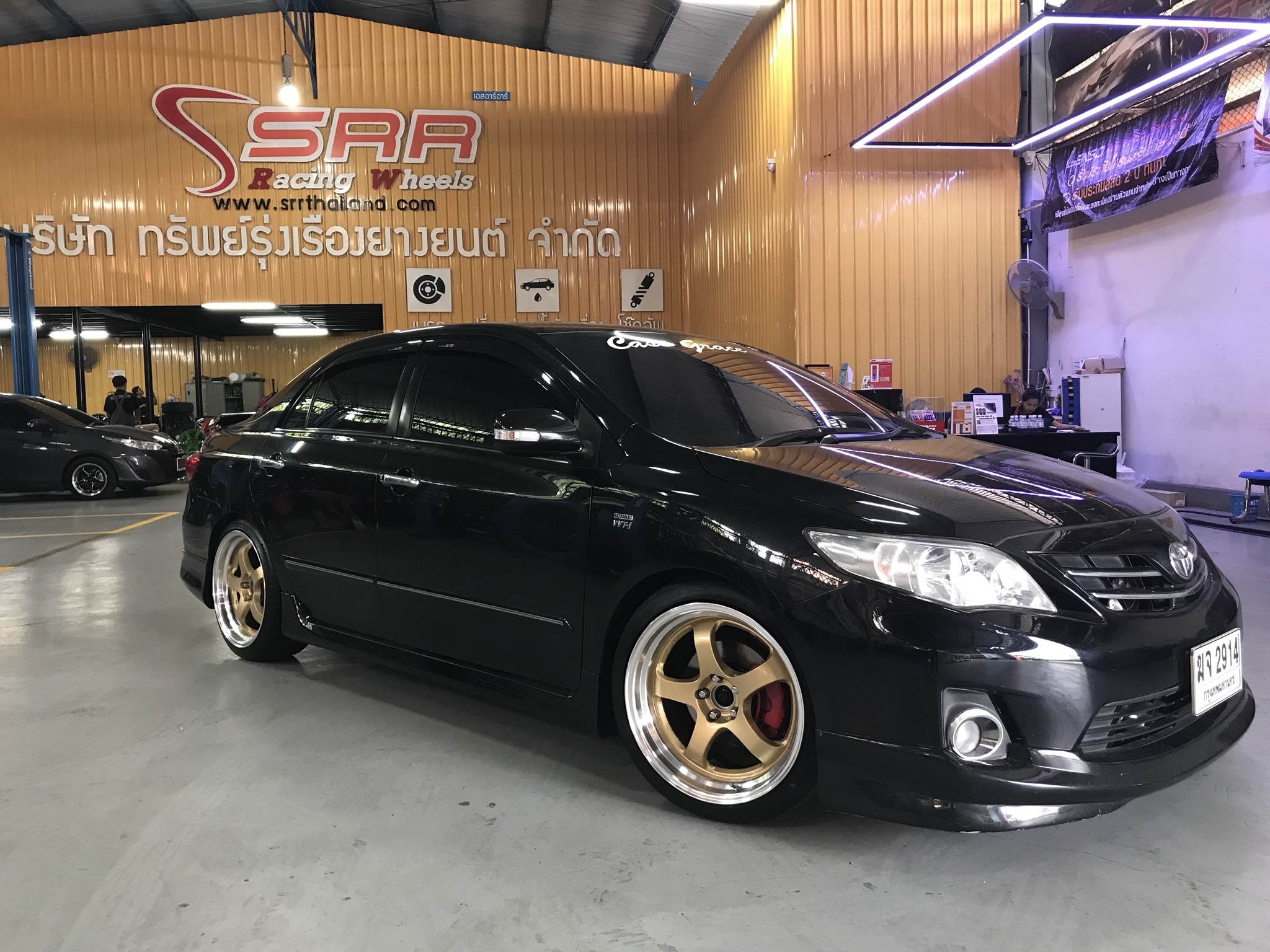 ล้อใหม่ W WORK S1 ชอบ18 5รู100 ใส่ ALLTIS