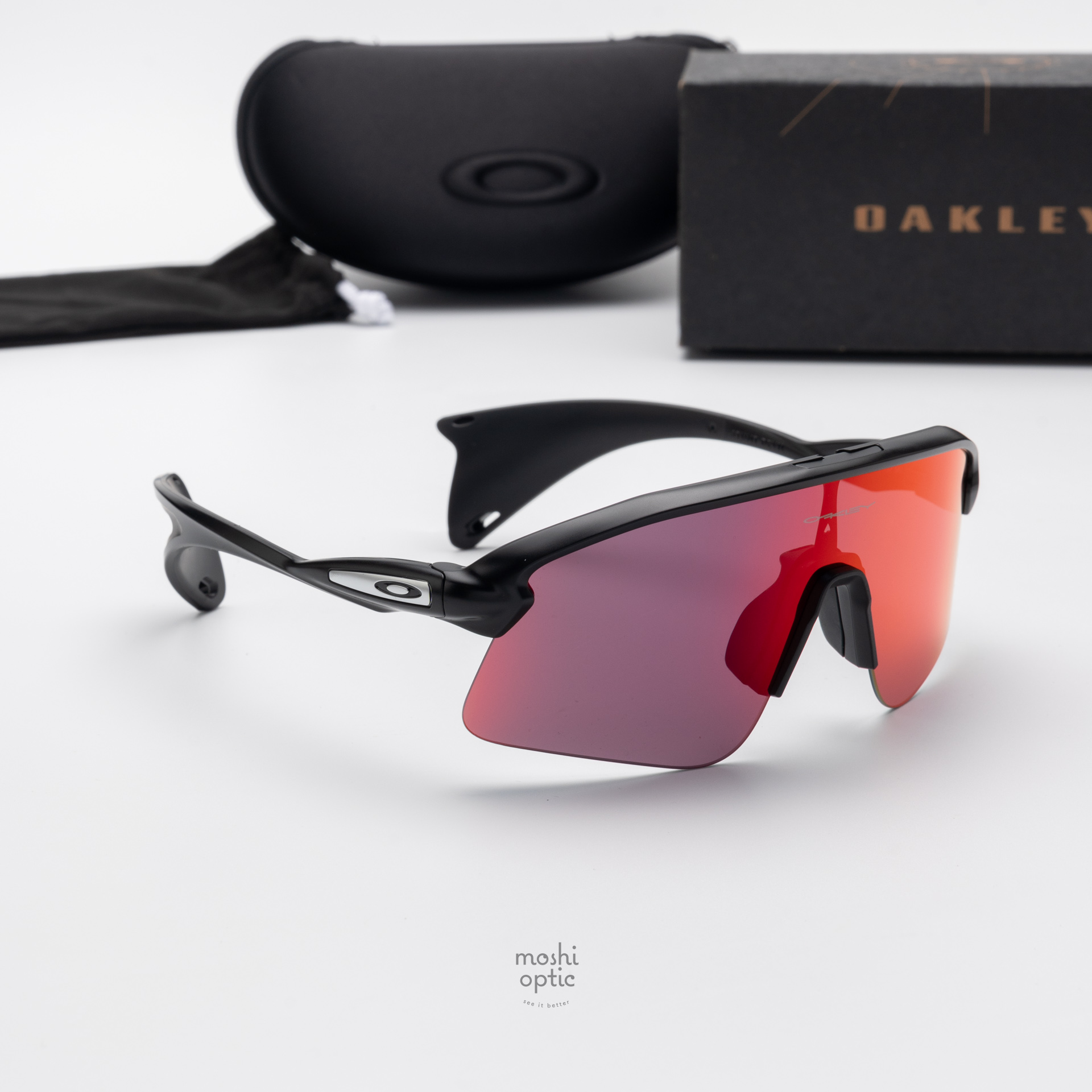 OAKLEY STUNT DEVIL OO9517-02 Matte Black Prizm Road