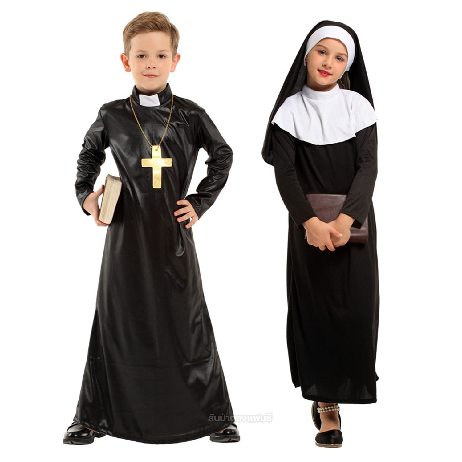 ชุดบาทหลวงเด็ก ชุดแม่ชีเด็ก เดอะนันเด็ก ชุดอาชีพเด็ก Priest The Nun