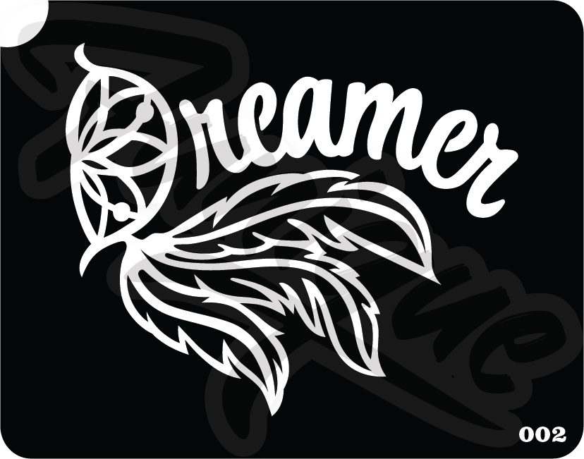 SET 11 Stencil บล็อกสติกเกอร์ รอยสักกากเพชร เพ้นท์กากเพชร กลิตเตอร์ Funique สติ๊กเกอร์ แบบลาย DIY งานประดิษฐ์