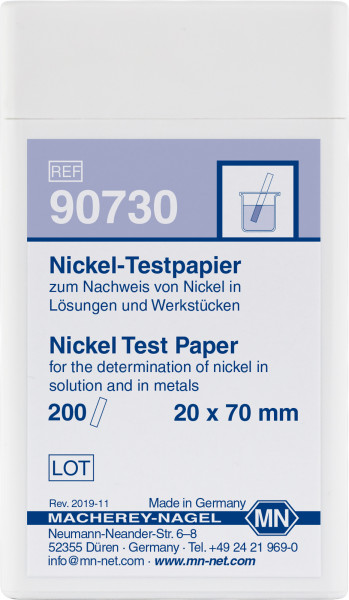 Nickel test paper 90730 กระดาษทดสอบนิกเกิล 10 mg/L