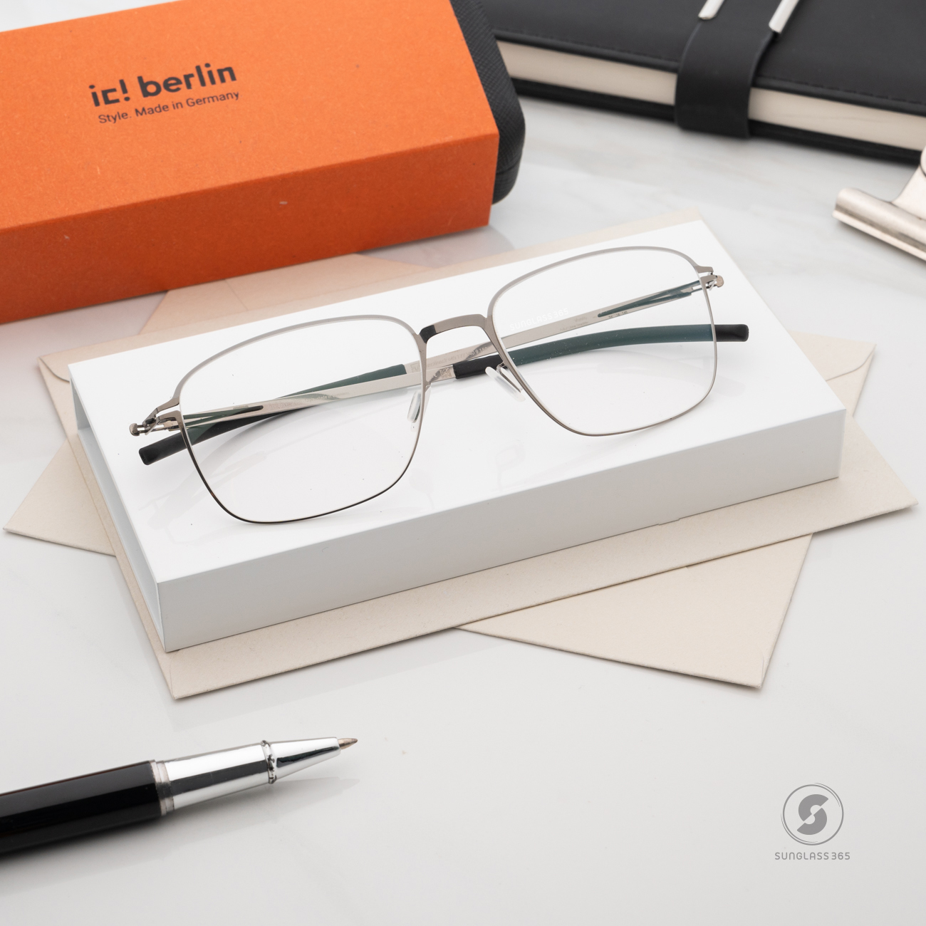 กรอบแว่น IC BERLIN Vento Ash Shiny Graphite