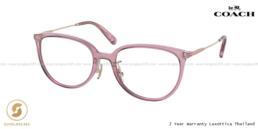 COACH HC6175D 5556 Transparent Pink