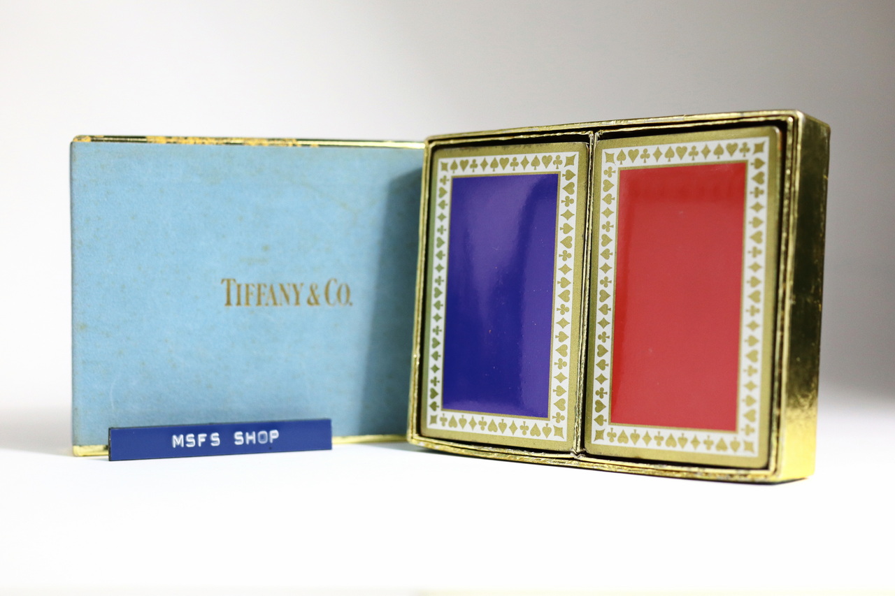 [Vintage] Tiffany & Co. Playing Cards Decks [ Blue and Red ] การ์ด Vintage