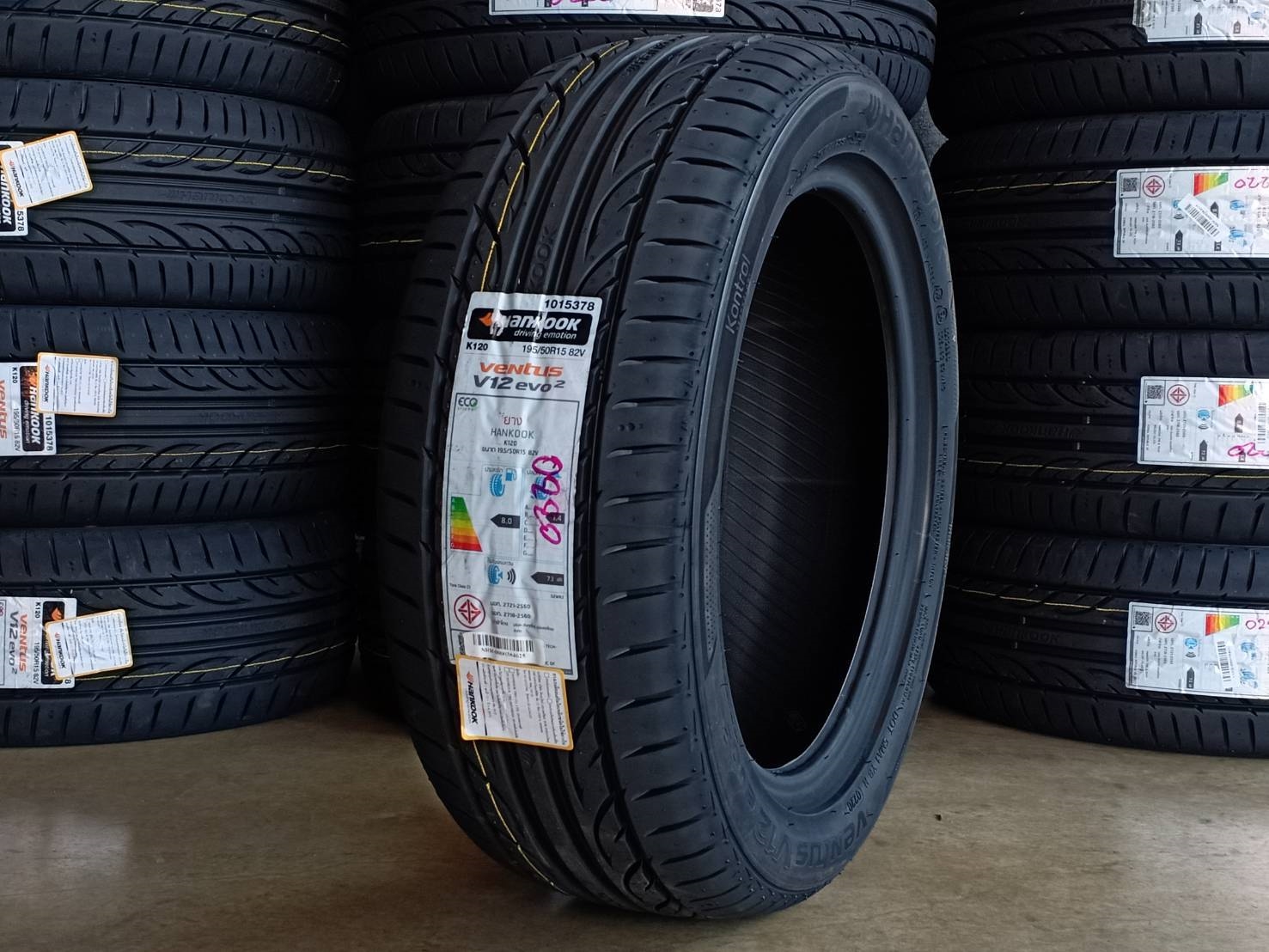 HANKOOK 195/50R15 VENTUS V12 EVO2 82V MADE IN KOREA