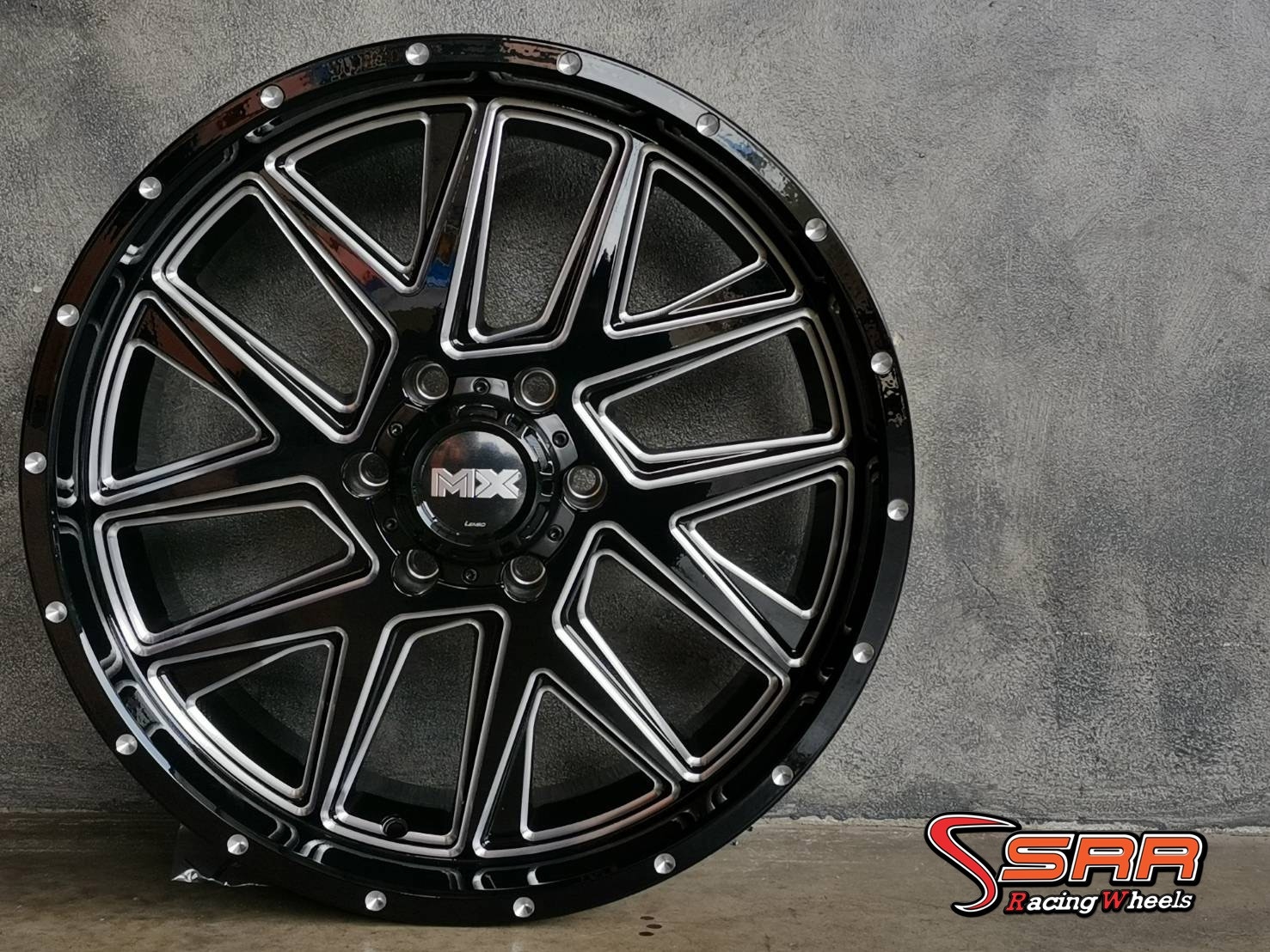 LENSO : MAX-X DEVA 20X9 6X139.7 0 BKVA (ดำเงากลึงก้าน)