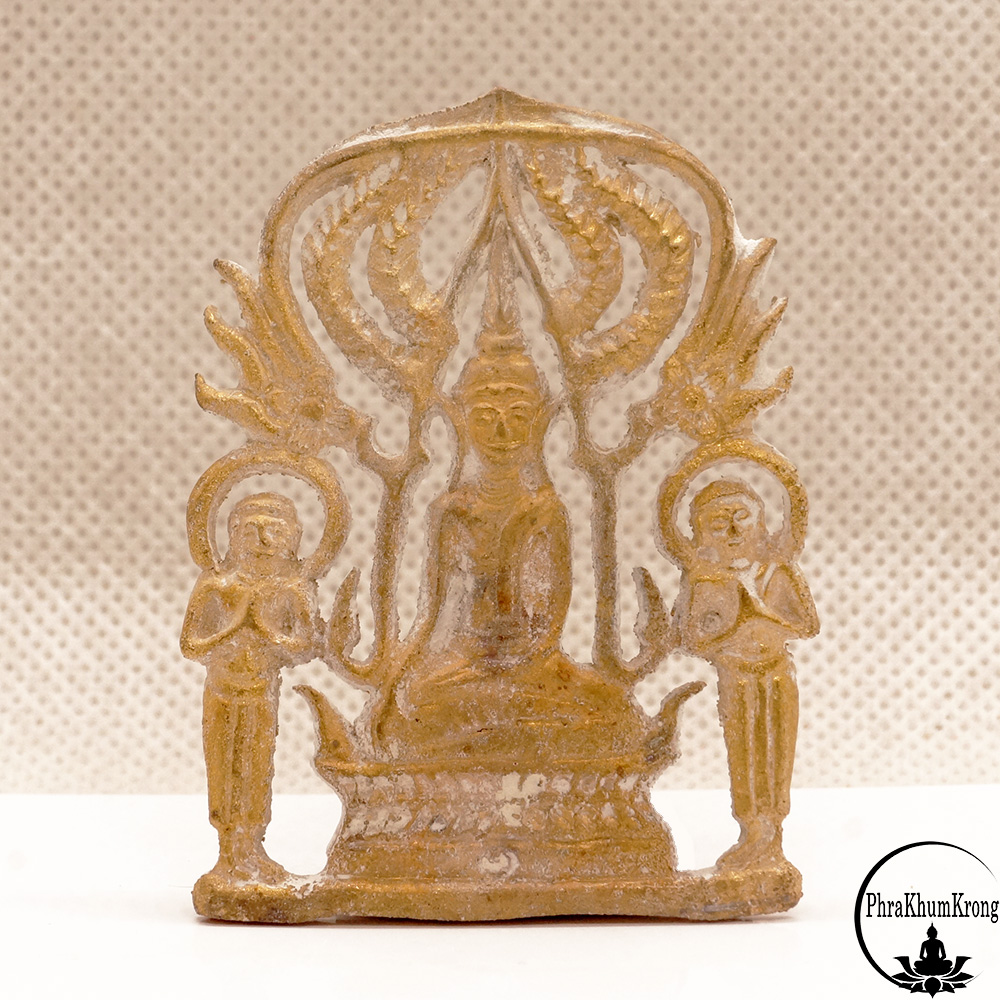 พระปรุหนัง รุ่น ๑ หลวงปู่อิ่ม ปัญญาวุโธ วัดทุ่งนาใหม่ นครศรีธรรมราช เนื้อชนวนคราบเบ้า