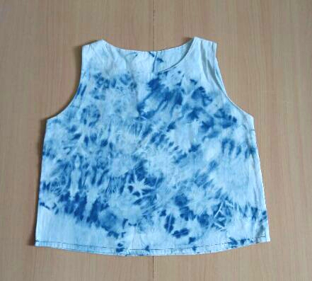 เสื้อแขนกุด ยีนส์ฟอก
