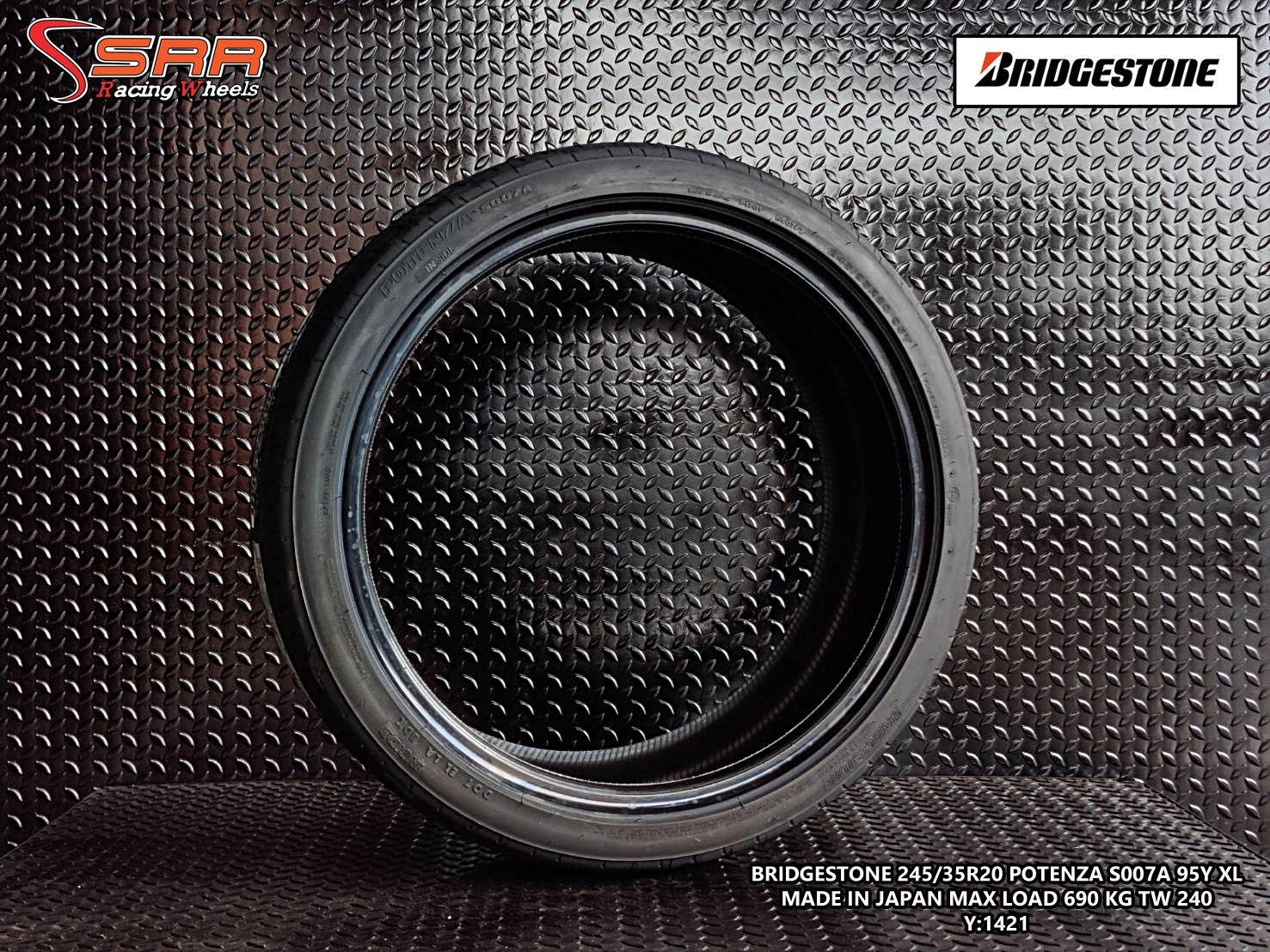 BRIDGESTONE 245/35R20 S007A ปี2021 ราคาถูก