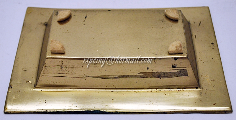 ที่เขี่ยบุหรี่ทองเหลือง ลายจีน