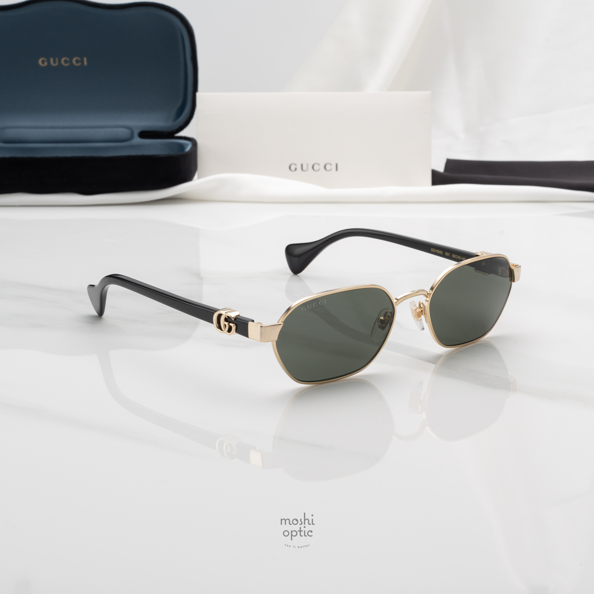 แว่นกันแดด Gucci GG1593S 001