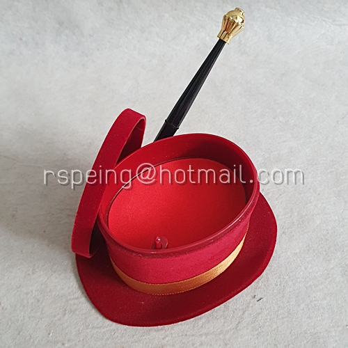 หมวกกล่อดนตรีใส่เครื่องประดับพร้อมปากกา ธนาคารกรุงเทพ Johnny Hat Type Musical Jewel Case with Pen