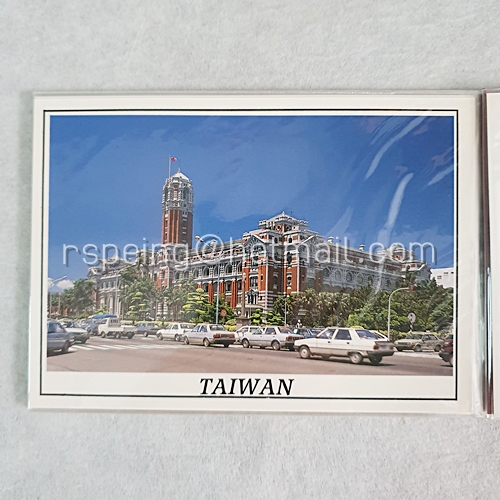 โปสการ์ดสถานที่สำคัญในไทเป ประเทศไต้หวัน Beautiful Taiwan Post Card Series : Taipei
