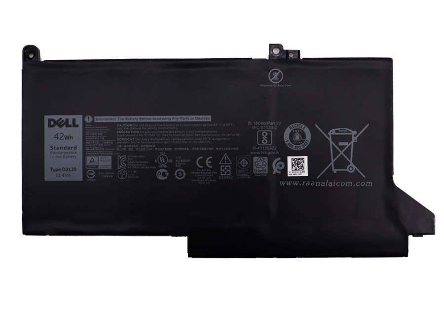 Battery Dell Latitude 7480 Original DJ1J0 ลด ราคา พิเศษ แบตเตอรี่ โน๊ตบุ๊ค Dell Latitude 7480 42Whr ตรงรุ่น