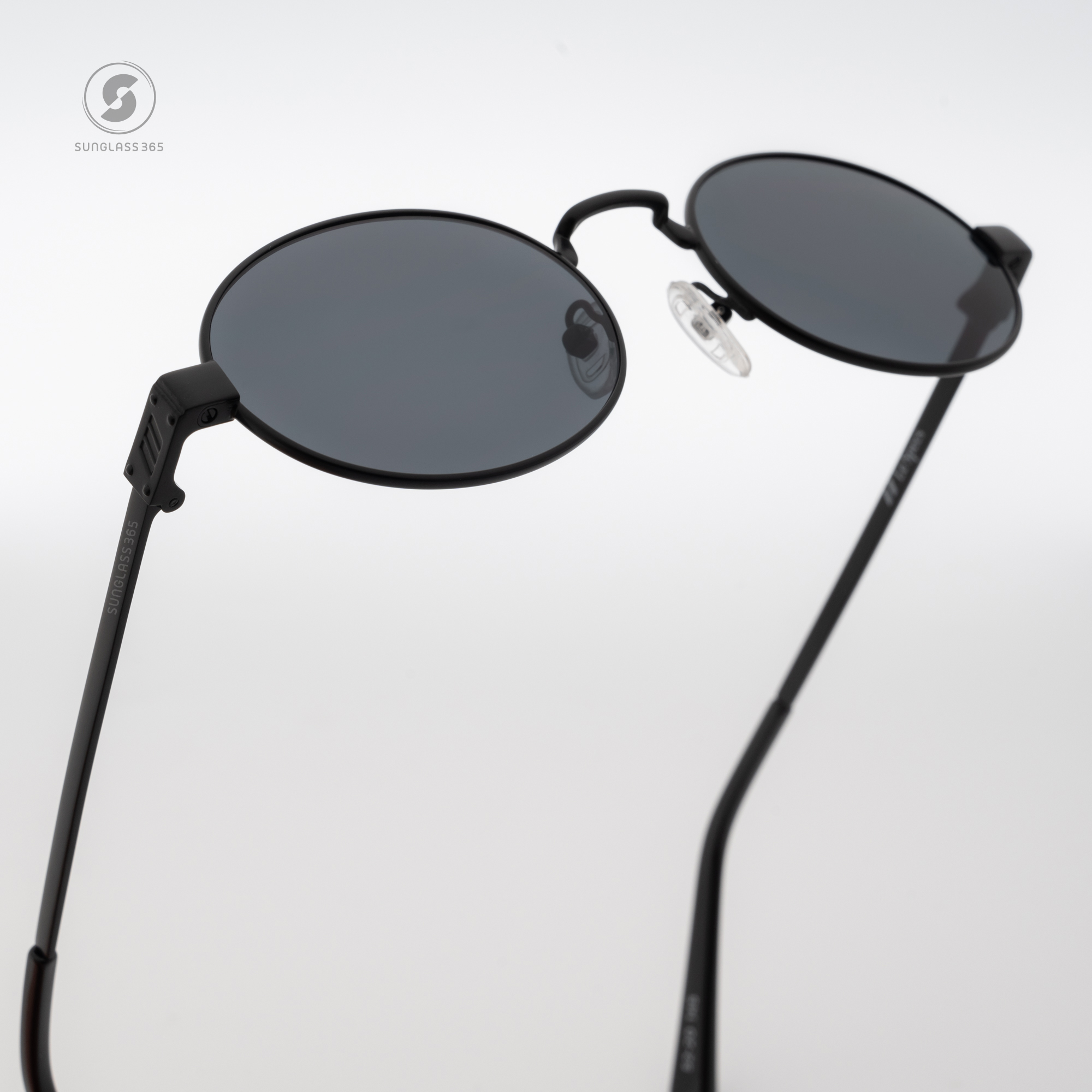 แว่นกันแดด Le Specs LSP2452416 POSEIDON DEUX Matte Black - Smoke Mono