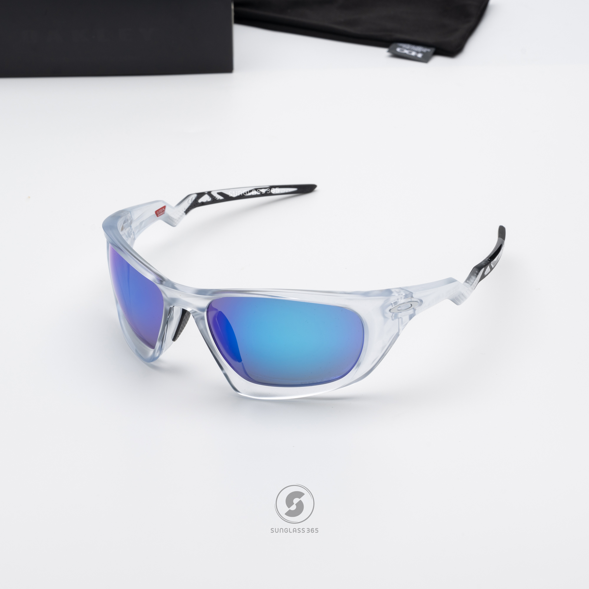 OAKLEY Lateralis OO9431-06 Matte Clear Prizm Sapphire
